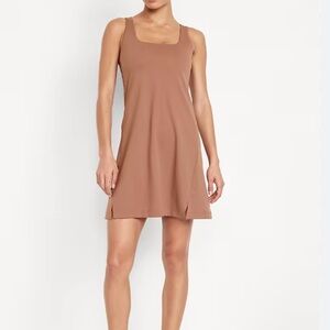 Old Navy Tan Brown PowerSoft Active Dress S petite